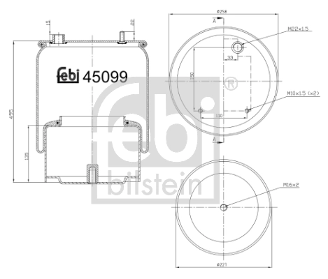 Bellow, air suspension